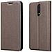Custodia Compatibile Con Xiaomi Redmi K30 / K30i 5g In Bruno Caffè - Coperchio Protettiva Con Chiusura Magnetica, Funzione Stand E Tasca Per Le Carte - Foto miniatura 8