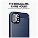Custodia Compatibile Con Apple Iphone 12 Pro Max In Brushed Blu - Coperchio Protettivo In Silicone Tpu Flessibile In Look Acciaio Inossidabile-fibra Di Carbonio - Foto miniatura 3