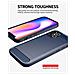 Custodia Compatibile Con Apple Iphone 12 Pro Max In Brushed Blu - Coperchio Protettivo In Silicone Tpu Flessibile In Look Acciaio Inossidabile-fibra Di Carbonio - Foto miniatura 4