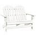Sedia da Giardino Adirondack a 2 Posti in Legno di Abete Bianca - Foto miniatura 1