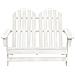 Sedia da Giardino Adirondack a 2 Posti in Legno di Abete Bianca - Foto miniatura 2
