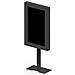 OM09233 Supporto per display espositivi 165,1 cm (65") Nero - Foto miniatura 4