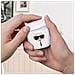 Cover Airpods Silicone Gel Moschettone Karl 3d Bianca - Foto miniatura 3