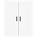 Credenza Bianca 69,5x34x180 Cm In Legno Multistrato - Foto miniatura 6