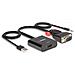Lindy 38284 Cavo E Adattatore Video Vga [d-sub] + 3.5mm Hdmi + Usb Nero (vga & Audio To Hdmi - Converter - Warranty: 24m - Foto miniatura 2