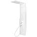 Ogomondo Colonna Doccia Attrezzata Easy In Acciaio Bianco Con Cascata 150x23x53 *** Finitura- : Bianco Opaco - Foto miniatura 1