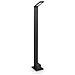 Paletto Contemporaneo Agos Alluminio Nero Led 6,5w 3000k Ip54 - Foto miniatura 1