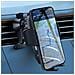 Supporto Auto Caricatore Wireless Fissaggio Ventosa Bocchetta Aria, Nero - Foto miniatura 2