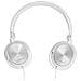 DJ 30 Cuffie Cablato A Padiglione MUSICA Metallico, Bianco - Foto miniatura 2