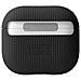 Cover Per Airpods 3 Curve In Silicone Con Texture Striata, Nero - Foto miniatura 3