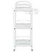 Carrello Per Parrucchieri Cosmetico Tavolino Su Ruote Per La Tintura St018w Al Salone Di Bellezza Scaffale Con Ripiani - Foto miniatura 3