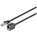 Prolunga RJ45 Cat7 S /FTP Nero 3m - Foto miniatura 1