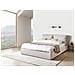 Letto Contenitore Tessuto Bajonna 180 X 200 Cm Beige - Foto miniatura 1
