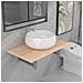 Set Mobili Da Bagno 2 Pz Ceramica Rovere - Foto miniatura 8