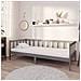Divano Letto Con Materasso 90x200 Cm Grigio In Legno Di Pino - Foto miniatura 8