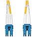 Cavo in fibra ottica duplex monomodale OS2 da LC a LC (UPC) da 10m, 9/125µm, 100G, Insensibile alla piegatura, Bassa perdita di inserzione, Cavo patch in fibra LSZH - Foto miniatura 5