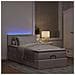 Pouf Letto con Materasso Tortora 100x200 cm in Tessuto - Foto miniatura 3