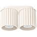 Lampada Da Soffitto Aura 2 Beige Gu10 Sl. 1790 - Minimalist Lampada A Soffitto Beige 12x21x10 Cm - Foto miniatura 1