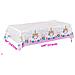 Tovaglia Unicorno Per Compleanno Bambina 2 Pezzi 274x137 Cm Bianco - Foto miniatura 4