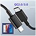 Cavo Di Ricarica Rapida 5a, 45w Usb Type-c Power Delivery, Materiale Tpe - Confezione Da 2  1.5m - Foto miniatura 4
