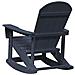 Sdraio Rocking Adirondack 2 pcs Blu marino HDPE - Foto miniatura 7