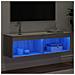 Mobile Porta TV con Luci LED Grigio Sonoma 100x30x30 cm - Foto miniatura 4