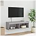 Mobile Porta TV con Luci LED Grigio Sonoma 100x30x30 cm - Foto miniatura 6