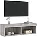 Mobile Porta TV con Luci LED Grigio Sonoma 100x30x30 cm - Foto miniatura 8