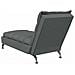 Chaise Longue Massaggi con Cuscini Grigio Scuro in Tessuto - Foto miniatura 6