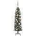 Albero di Natale Artificiale Sottile Verde 120 cm - Foto miniatura 4