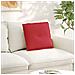 Cuscino per Schiena Rosso 50 x 19 x 45 cm Tessuto - Foto miniatura 2