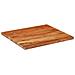 Piano Tavolo 100x80x3,8 cm Rettangolare Legno Massello Acacia - Foto miniatura 2