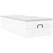 Struttura Letto Pouf con Materasso Bianco 80x200 cm Similpelle - Foto miniatura 6
