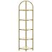 Libreria in vetro con 5 ripiani, oro - LGT810A01 - Foto miniatura 1