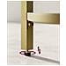 Libreria in vetro con 5 ripiani, oro - LGT810A01 - Foto miniatura 7
