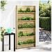 Supporto per piante con lo scaffale Marrone 90 x 15 x 180 cm - Foto miniatura 4