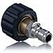 Adattatore M22x1,5 A Innesto Rapido 3/8"" - Compatibile Con Idropulitrici Kärcher Hd, Hds | Ottone E Acciaio, Resistente Alla Corrosione - Foto miniatura 2