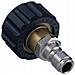 Adattatore M22x1,5 A Innesto Rapido 3/8"" - Compatibile Con Idropulitrici Kärcher Hd, Hds | Ottone E Acciaio, Resistente Alla Corrosione - Foto miniatura 4