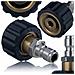 Adattatore M22x1,5 A Innesto Rapido 3/8"" - Compatibile Con Idropulitrici Kärcher Hd, Hds | Ottone E Acciaio, Resistente Alla Corrosione - Foto miniatura 1
