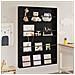 Scaffale per riviste 2 pcs Rovere Nero 100 x 12 x 70 cm - Foto miniatura 4