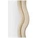 Specchio Con Cornice Onde 3-beige-mdf-60x6x160 Cm - Foto miniatura 4