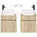 Mobile lavabo da parete Rovere Sonoma 49 x 44,5 x 65,5 cm - Foto miniatura 6