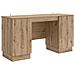 Scrivania con lo scaffale Rovere Artigianale 142,5 x 50 x 75 cm - Foto miniatura 1