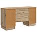 Scrivania con lo scaffale Rovere Artigianale 142,5 x 50 x 75 cm - Foto miniatura 6