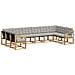 Set di divani da esterno 10 pcs Bianco e Grigio Chiaro - Foto miniatura 1