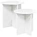 Set tavolini 2 pcs Bianco Lucido Legno ingegnerizzato - Foto miniatura 1