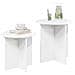 Set tavolini 2 pcs Bianco Lucido Legno ingegnerizzato - Foto miniatura 2