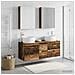 Set di mobili per il bagno 5 pcs Legno antico - Foto miniatura 4