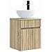 Set di mobili per il bagno 3 pz Rovere Sonoma - Foto miniatura 8
