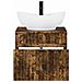 Set di mobili per il bagno Rovere Fumo Legno ingegnerizzato - Foto miniatura 5